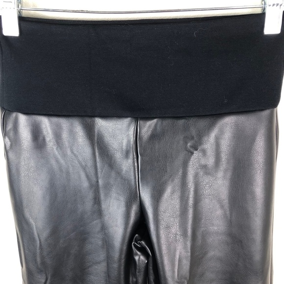 Assets- Spanx Black faux leather leggings size: S - Picture 4 of 10